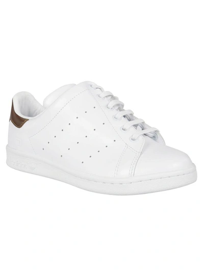 Shop Y's Contrast Heel Sneakers In White
