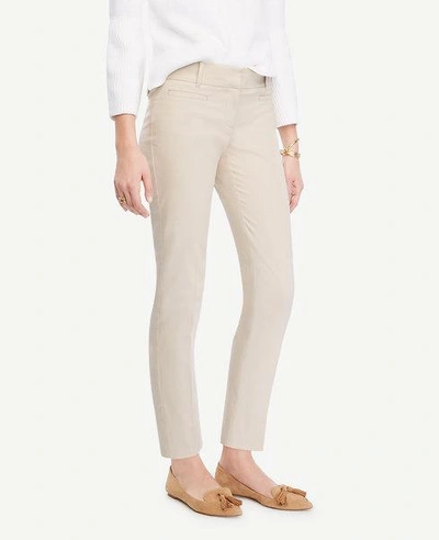 Shop Ann Taylor The Tall Crop Pant - Devin Fit In Pearl Blush
