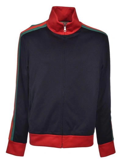 Shop Gucci Modern Future Track Jacket In Blu