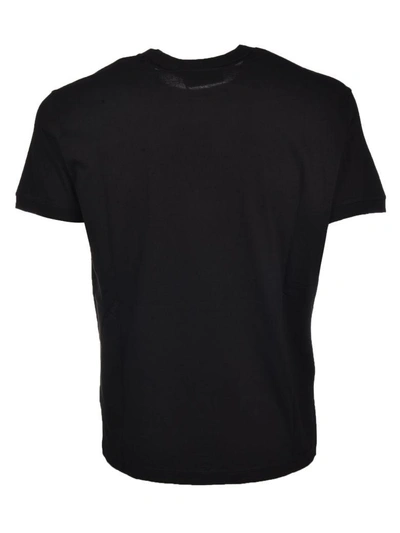 Shop Dsquared2 Teal Logo T-shirt In Nero