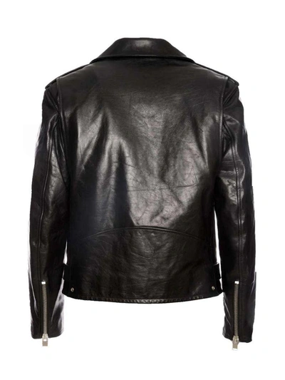 Shop Saint Laurent Jacket In Nero