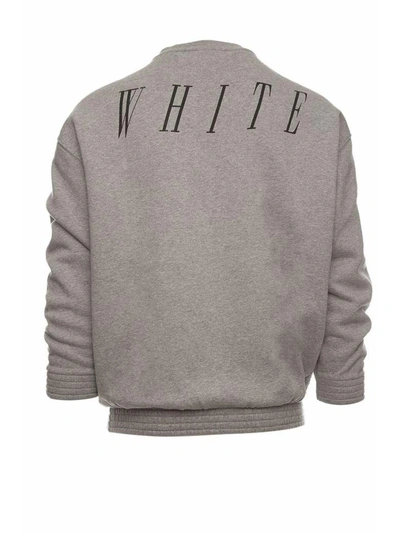 Shop Off-white Sweatshirt In Grigio