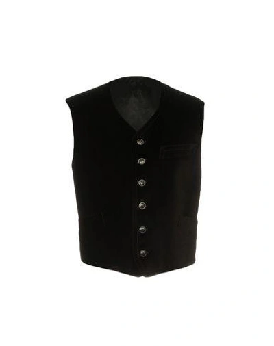 Shop Dolce & Gabbana Suit Vest In Black