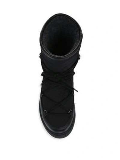 Shop Moncler Fanny Lace-up Boots In Black