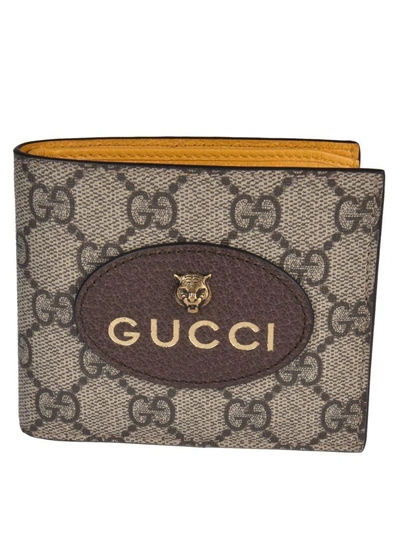 Shop Gucci Neo Vintage Wallet In Beige