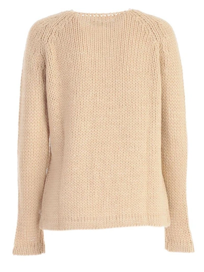 Shop Blugirl Sweater In Nude & Neutrals