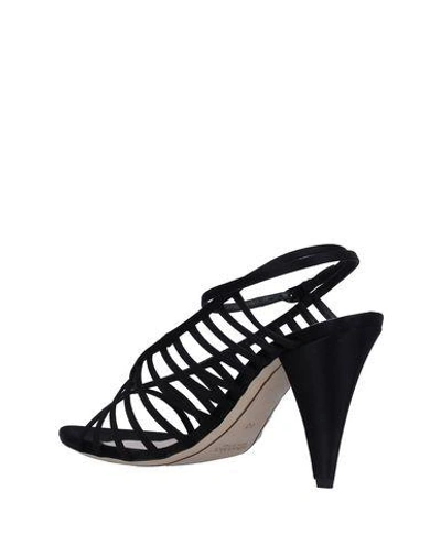 Shop Nina Ricci Sandals In Black