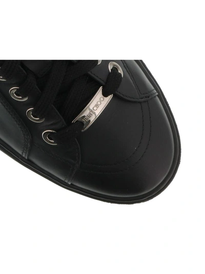 Shop Jimmy Choo Cash Sneaker In Black