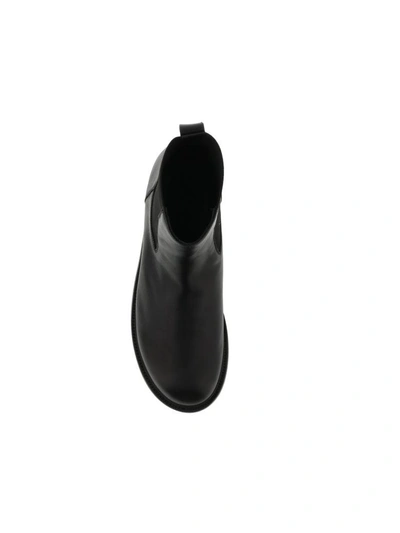 Shop Rick Owens Creeper Elastic Boot In Black