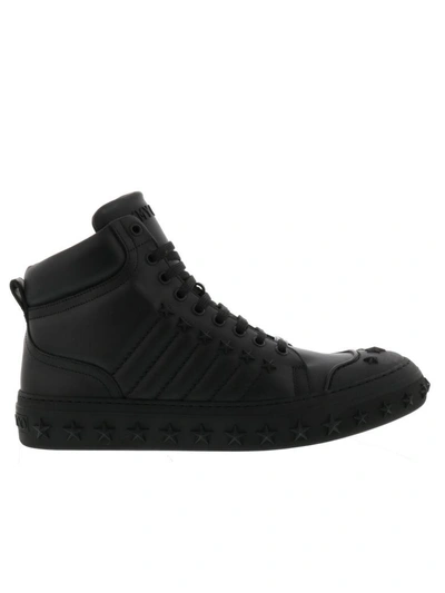 Shop Jimmy Choo Cassius Sneaker In Black