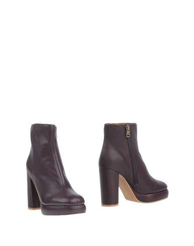 Shop See By Chloé Ankle Boot In Deep Purple