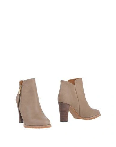 Shop See By Chloé Ankle Boots In Khaki