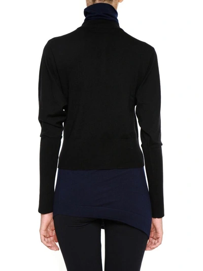 Shop Jw Anderson Double Layer Top In Black|blu