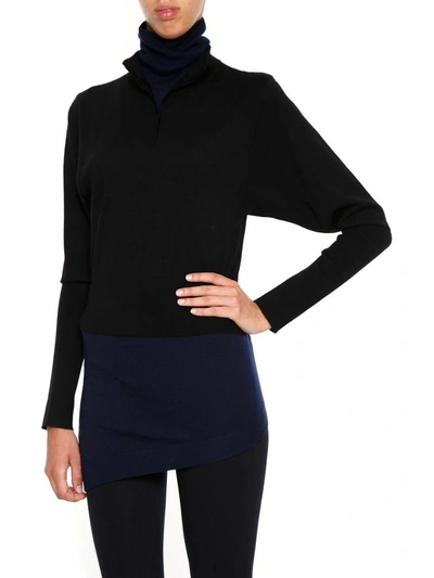 Shop Jw Anderson Double Layer Top In Black|blu