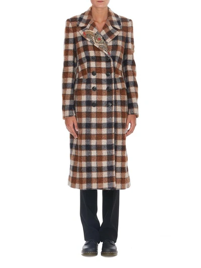 Shop Dondup Pamily Coat In Multicolor