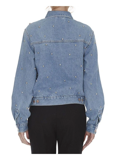 Shop Isabel Marant Étoile Coften Denim Jacket In Light Blue