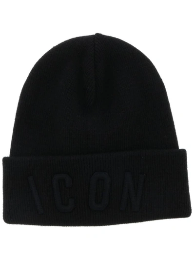 Shop Dsquared2 Icon Hat In Black