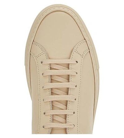 Shop Common Projects Original Achilles Low-top Trainers In Nude Leather