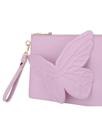 Shop Sophia Webster Flossy Butterfly Butterfly In Pink