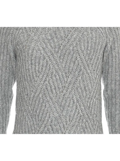Shop Tod's Sweater In Grey