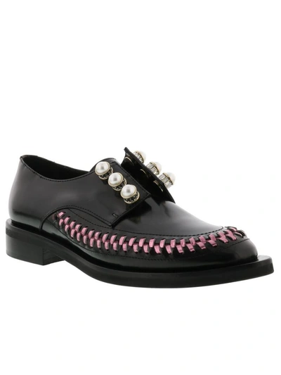 Shop Coliac Rugby Laced Up Shoe In Black-pink