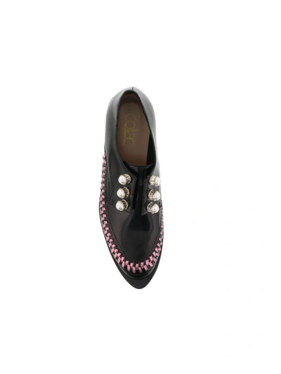 Shop Coliac Rugby Laced Up Shoe In Black-pink