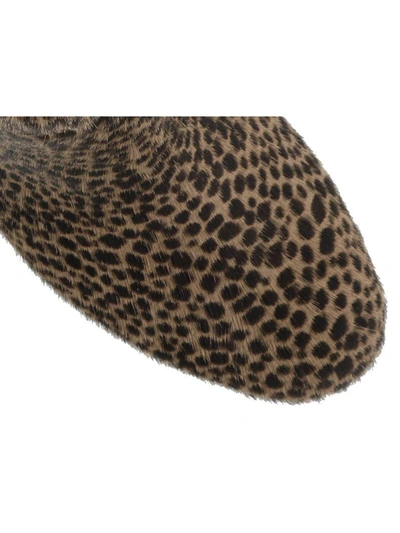 Shop Golden Goose Dana Ankle Boots In Khaki Leopard Pony