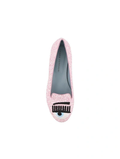Shop Chiara Ferragni Flirting Slipper In Pink White
