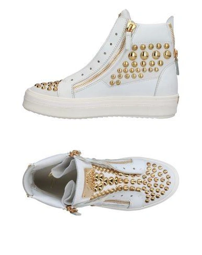 Shop Giuseppe Zanotti Sneakers In White