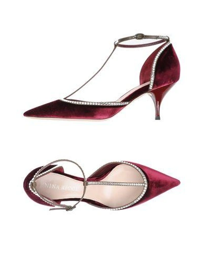 Shop Nina Ricci In Maroon