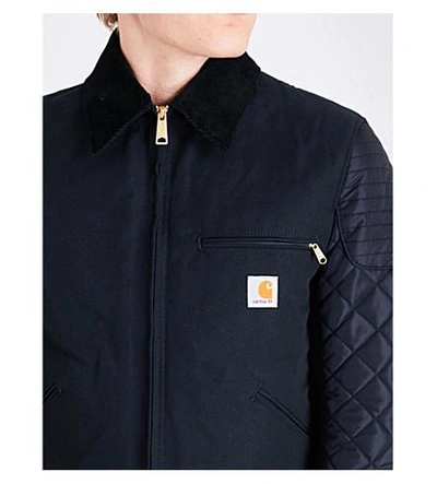 Shop Junya Watanabe X Carhartt Cotton-drill Jacket In Black