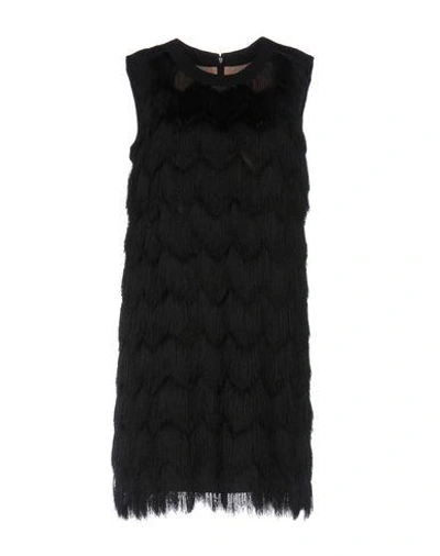 Shop Intropia Short Dresses In Black