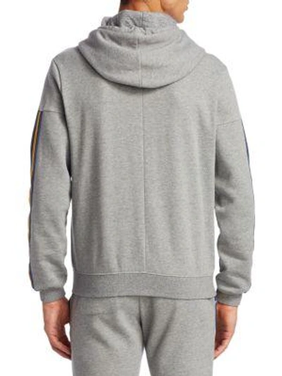Shop Madison Supply Heathered Hoodie In Grey