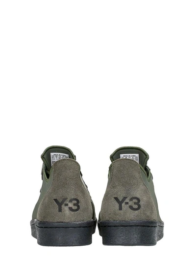 Shop Y-3 Super Zip Sneakers In Green