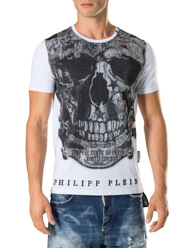 Shop Philipp Plein T-shirt Round Neck Ss "limited"