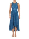 SHOSHANNA MIDNIGHT Coraline Floral Lace Dress,0400093334942