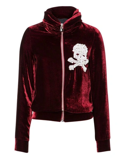 Shop Philipp Plein Hoodie Sweatjacket "kiss Jom"