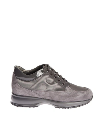 Shop Hogan Interactive Sneakers In Grey