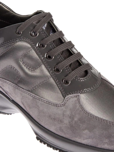 Shop Hogan Interactive Sneakers In Grey