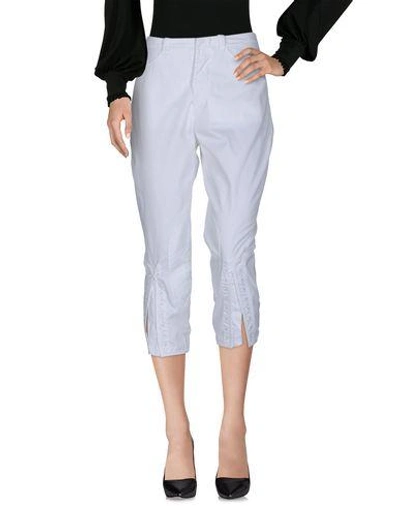Shop Balenciaga 3/4-length Shorts In White