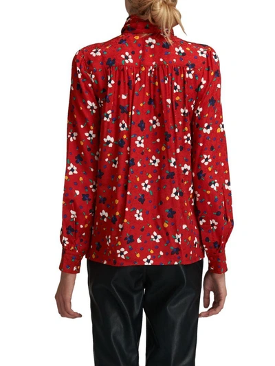 Shop Marc Jacobs Printed Silk Shirt In Multicolor