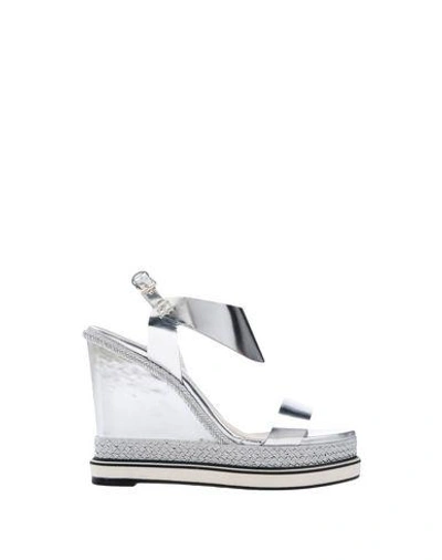 Shop Nicholas Kirkwood Sandals In Silver