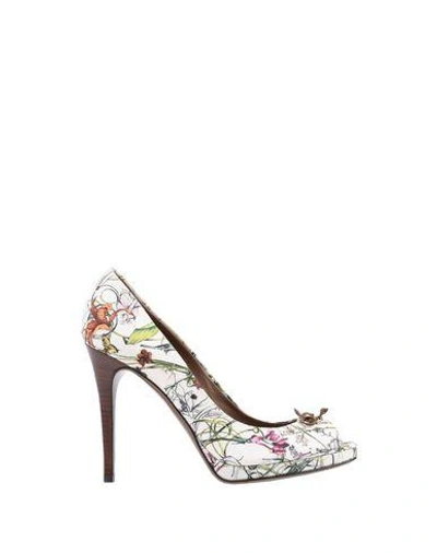 Shop Gucci Pumps In White