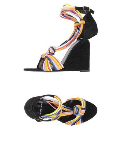 Shop Pierre Hardy Sandals In Yellow