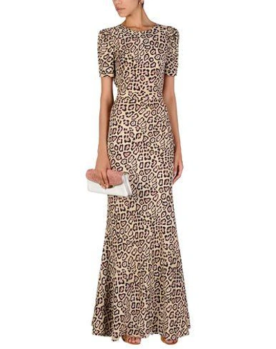 Shop Givenchy Long Dresses In Beige
