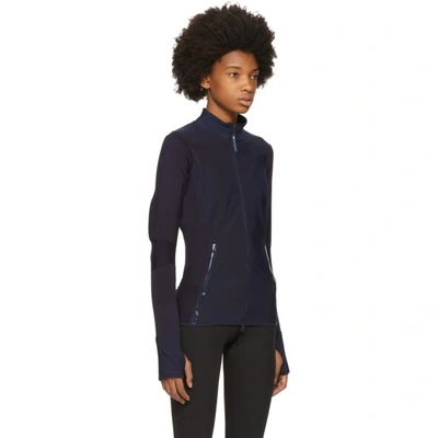 By Stella Run Mix Performance Jacket In Blue | ModeSens