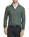 POLO RALPH LAUREN COTTON HALF-ZIP SWEATER,710680594001