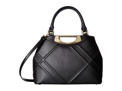 Calvin Klein Serena Quilted Leather Satchel