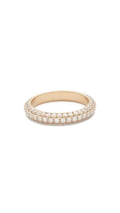 Shop Shay 18k 3 Sided Diamond Eternity Ring In Yellow Gold
