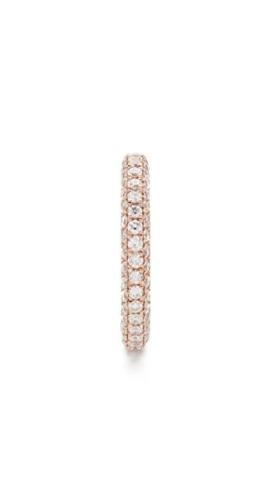 Shop Shay 18k 3 Sided Diamond Eternity Ring In Rose Gold